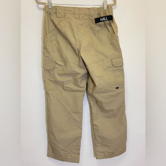 5.11 Tactical - Taclite Pro Ripstop Pants Tan Cargo Elastic Waist - size 8 - Picture 2 of 12